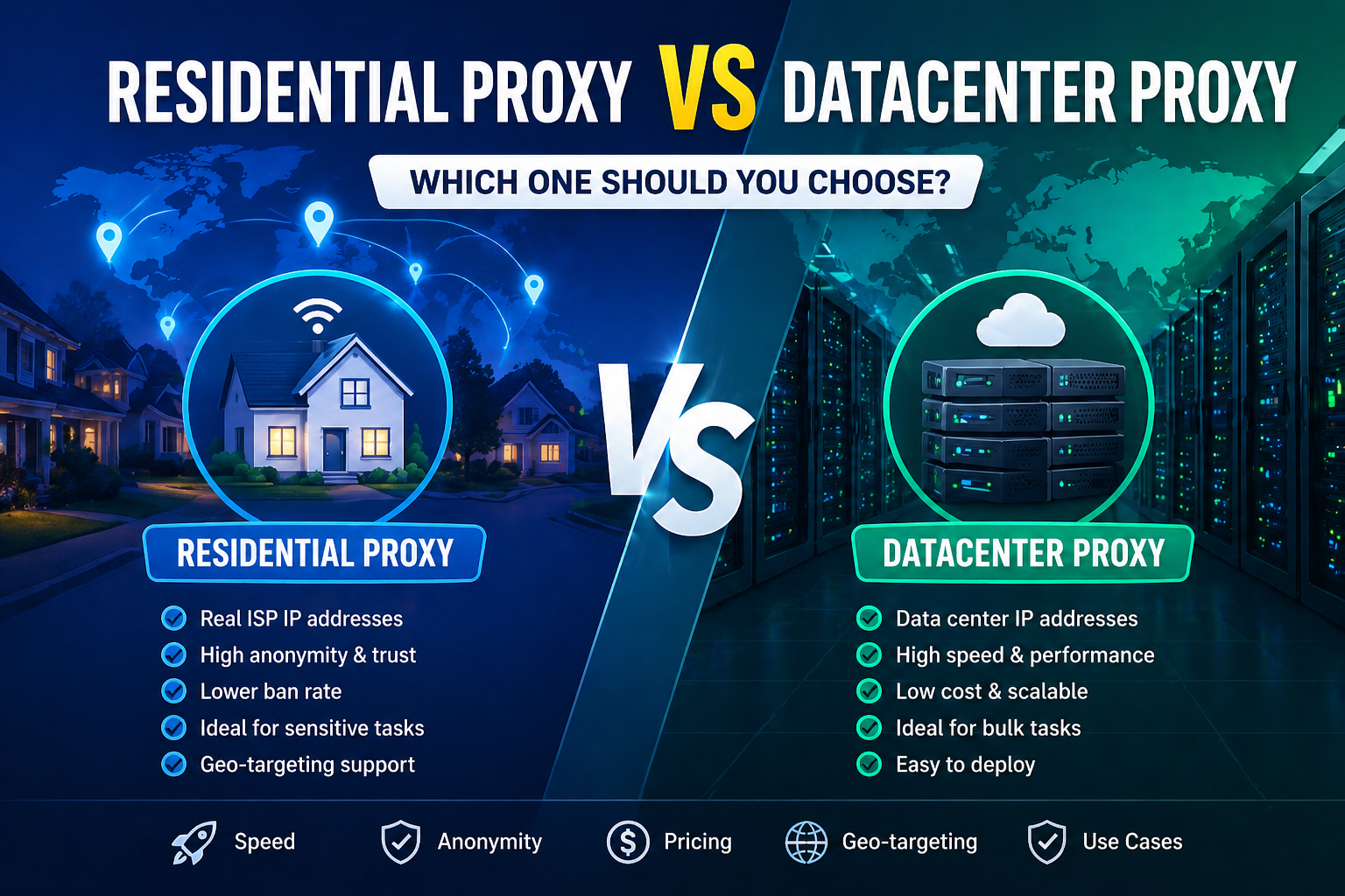 Residential Proxy vs Datacenter Proxy